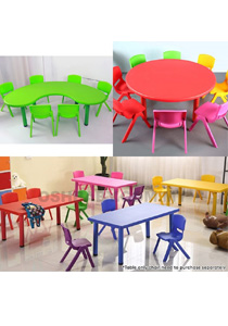 kindergarten plastic table